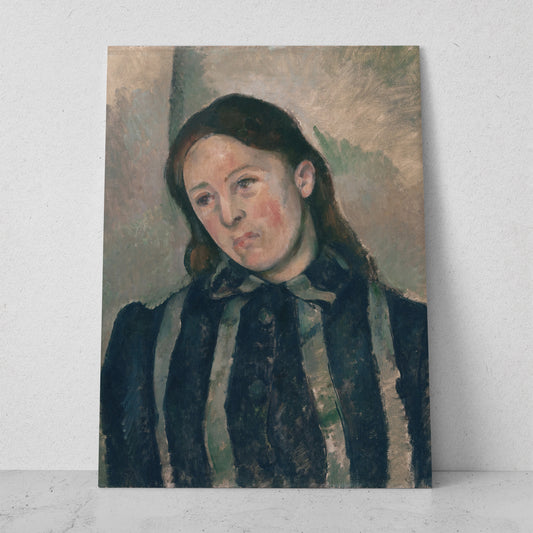 Madame Cézanne con el cabello suelto- Paul Cezanne (Vertical)