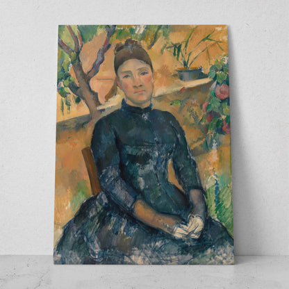 Marie Hortense Fiquet- Paul Cezanne (Vertical)