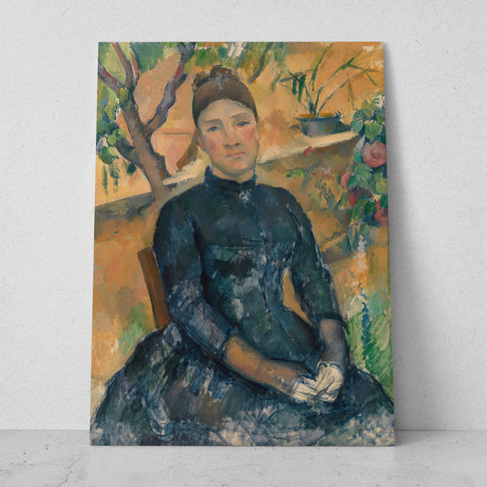 Marie Hortense Fiquet- Paul Cezanne (Vertical)