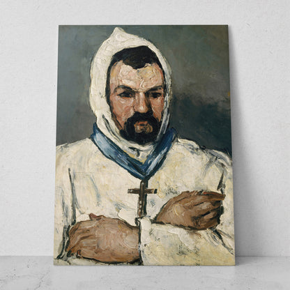 Retrato del tío Dominique como monje - Paul Cezanne (Vertical)