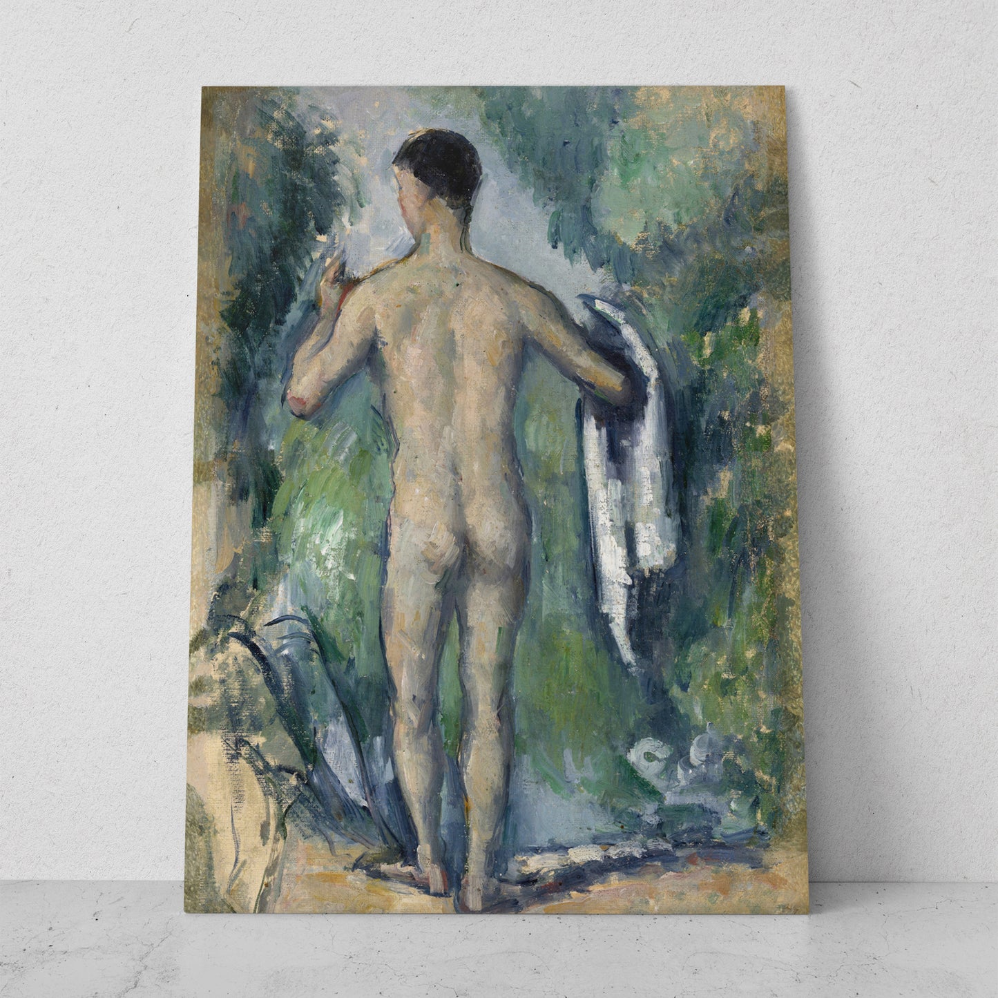 Bañista - Paul Cezanne (Vertical)