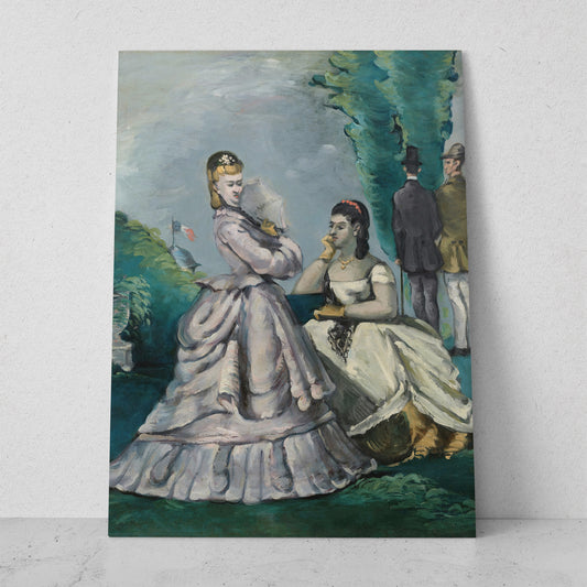 La conversación - Paul Cezanne (Vertical)