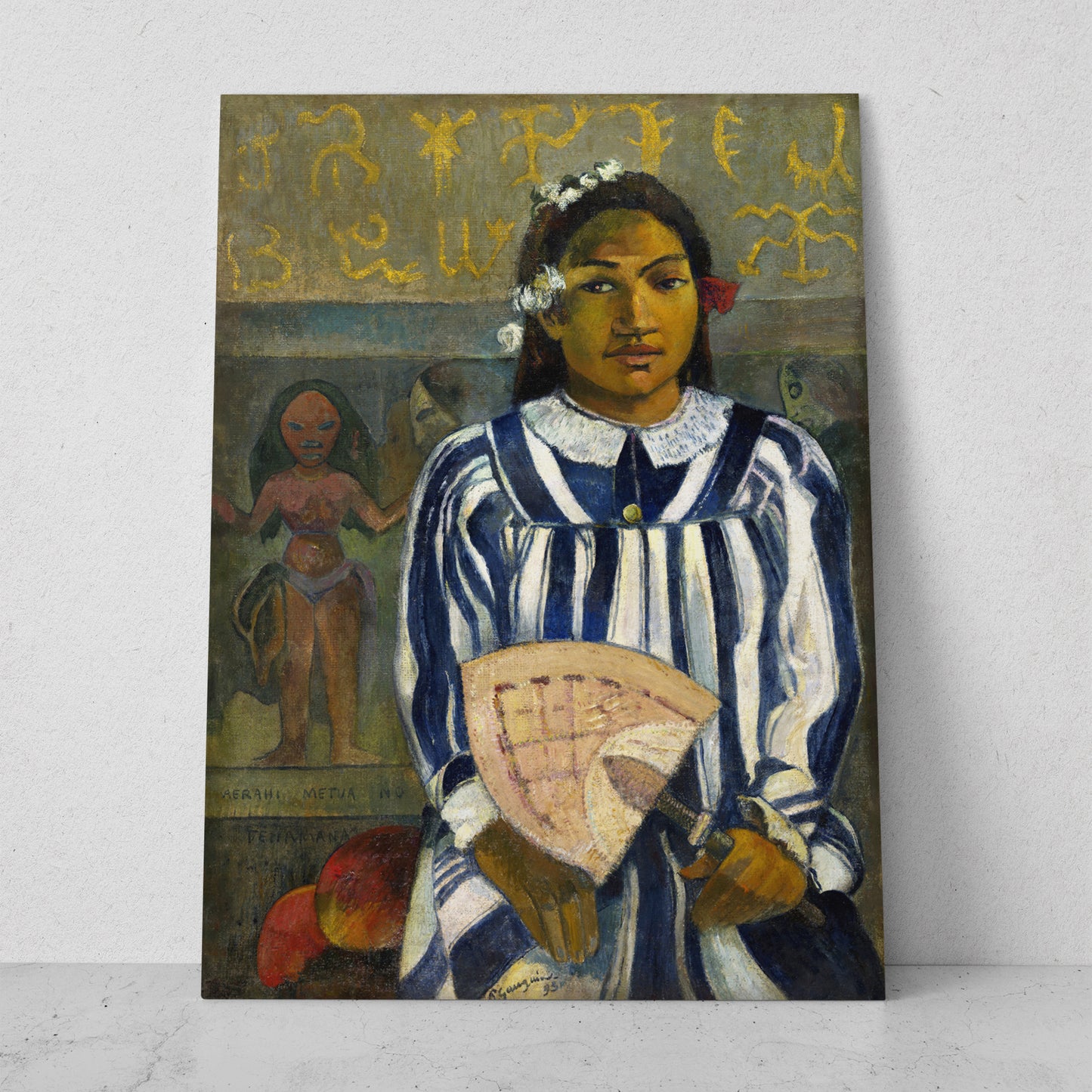 Los ancestros de Teha'amana - Paul Gauguin (Vertical)