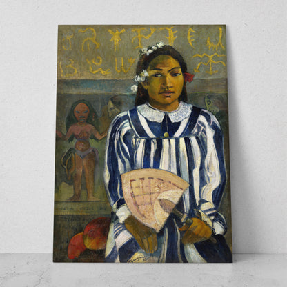 Los ancestros de Teha'amana - Paul Gauguin (Vertical)