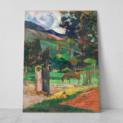 Paisaje Tahitiano - Paul Gauguin (Vertical)