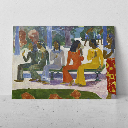 El Mercado - Paul Gauguin (Horizontal)