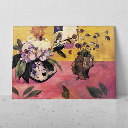 Naturaleza muerta con estampa japonesa - Paul Gauguin (Horizontal)