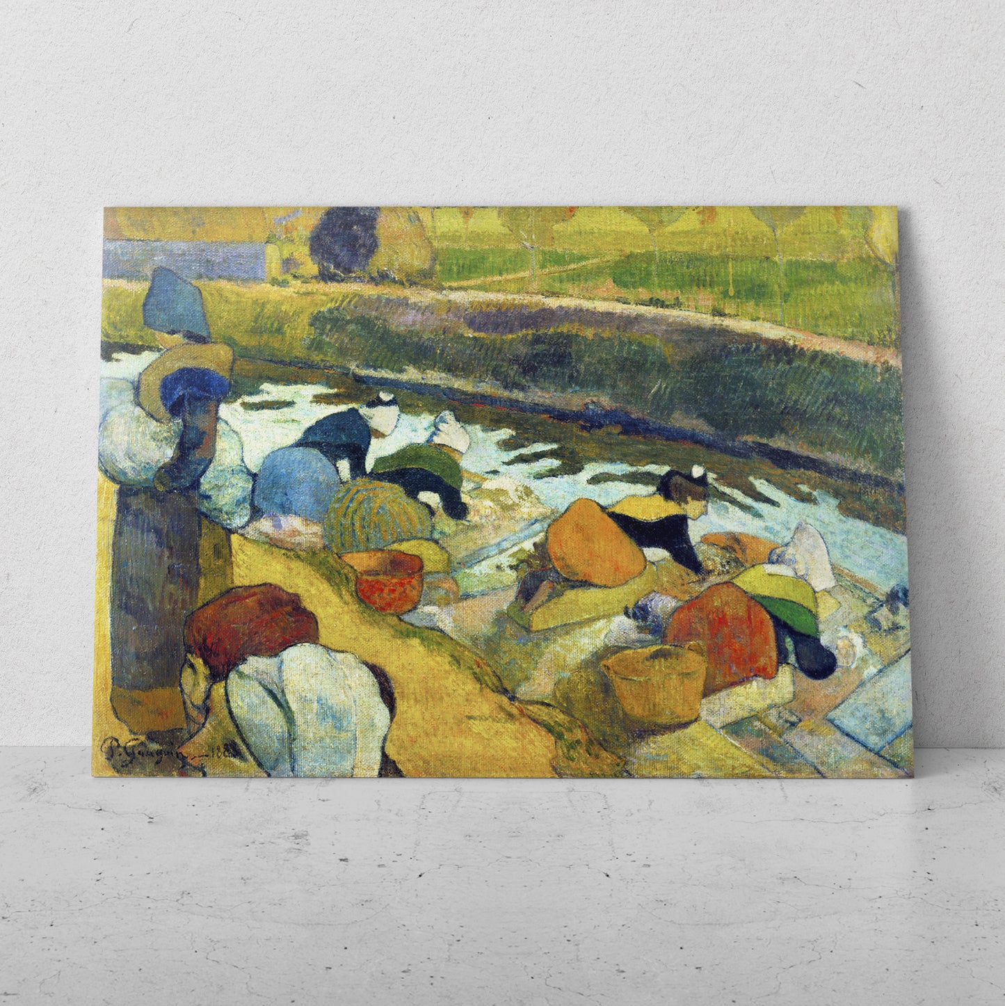 Las lavanderas de Arlés I - Paul Gauguin (Horizontal)