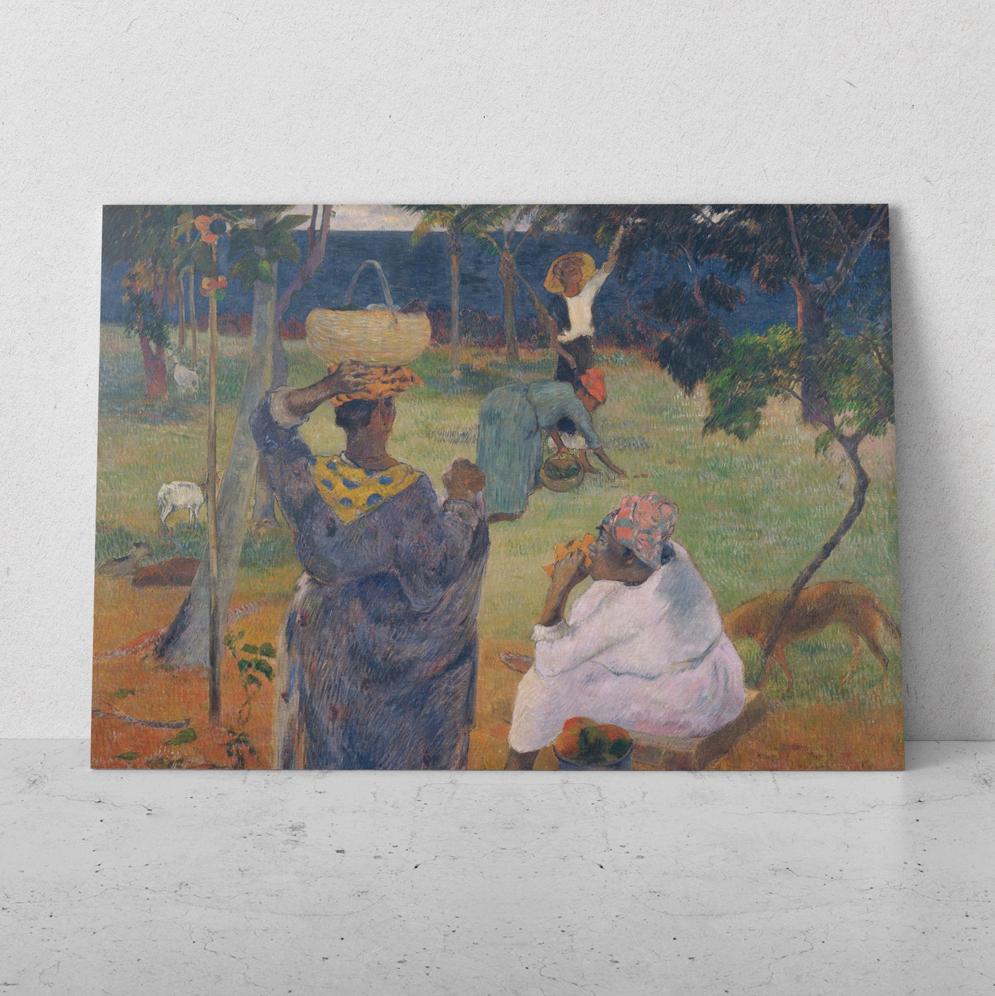 Cosecha de frutas - Paul Gauguin (Horizontal)