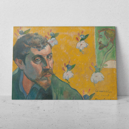 Autorretrato con retrato de Bernard - Paul Gauguin (Horizontal)