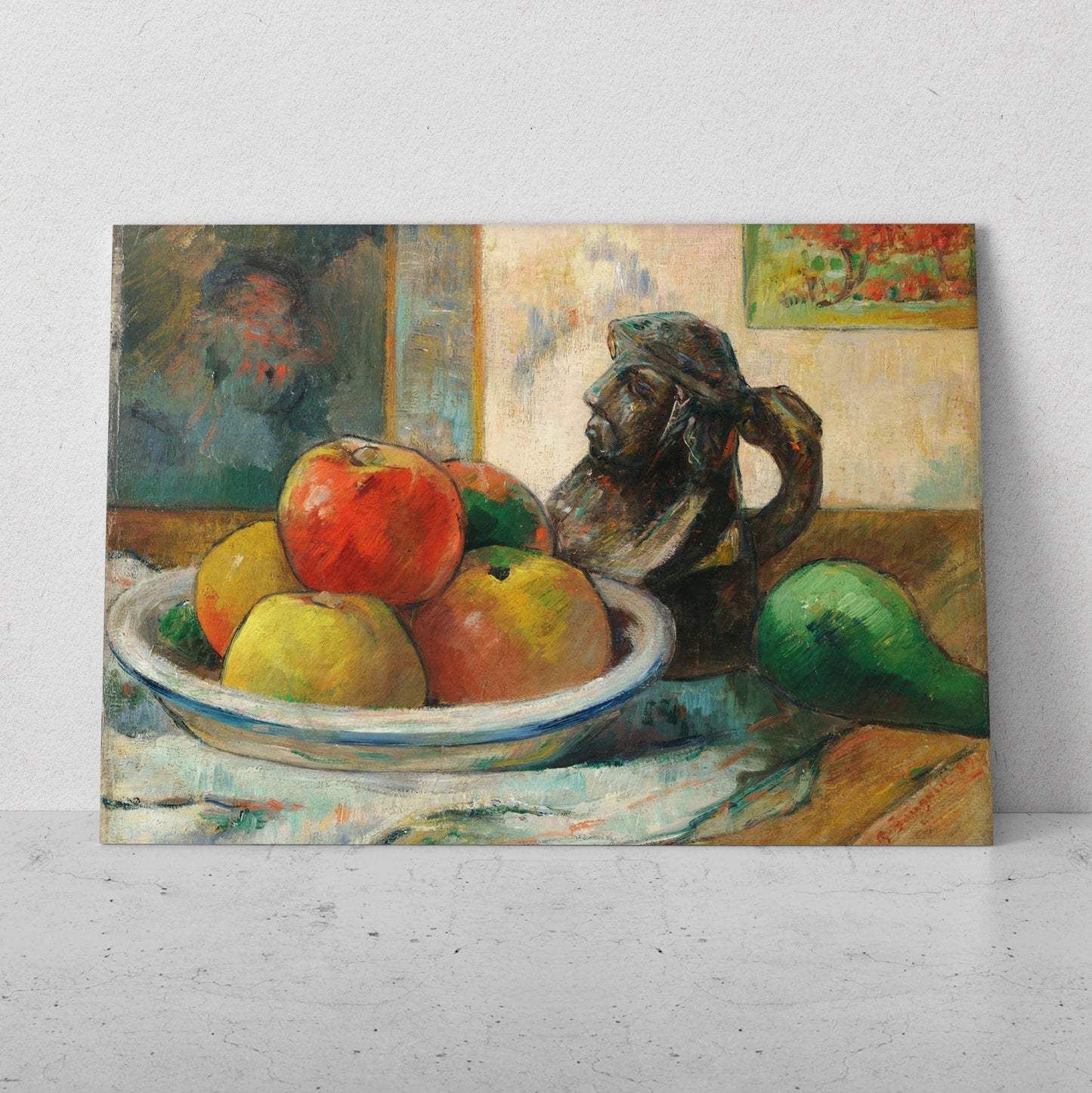 Naturaleza muerta con manzanas - Paul Gauguin (Horizontal)
