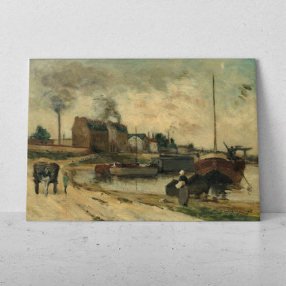 Fábricas de Cail y muelle de Grenelle - Paul Gauguin (Horizontal)