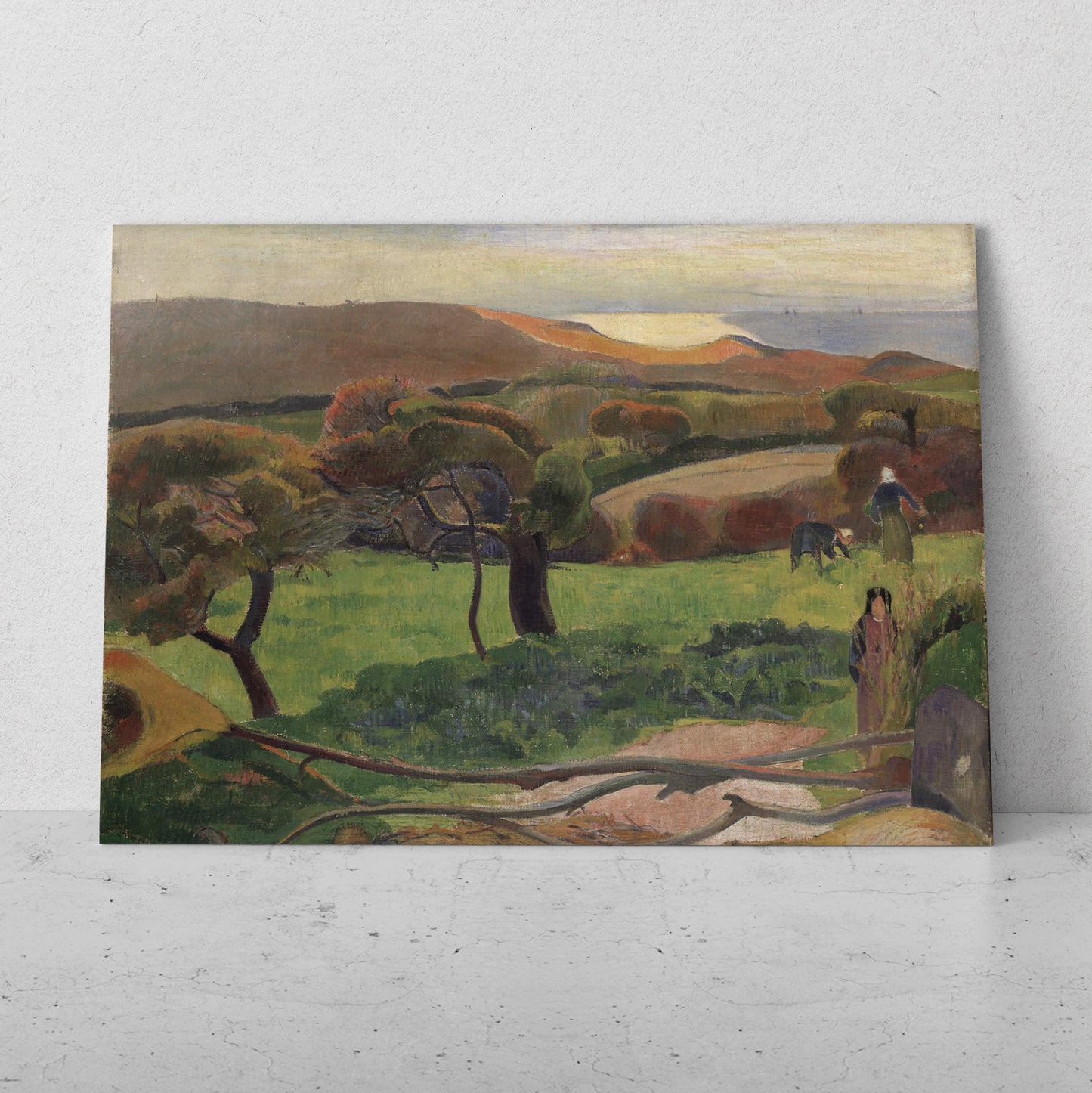 Paisaje de Bretaña - Paul Gauguin (Horizontal)