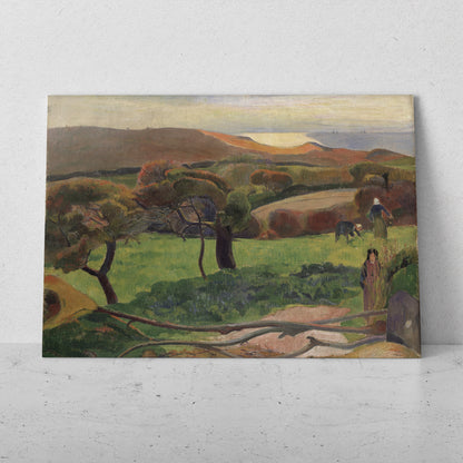 Paisaje de Bretaña - Paul Gauguin (Horizontal)