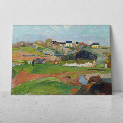 Paisaje en Le Pouldu - Paul Gauguin (Horizontal)