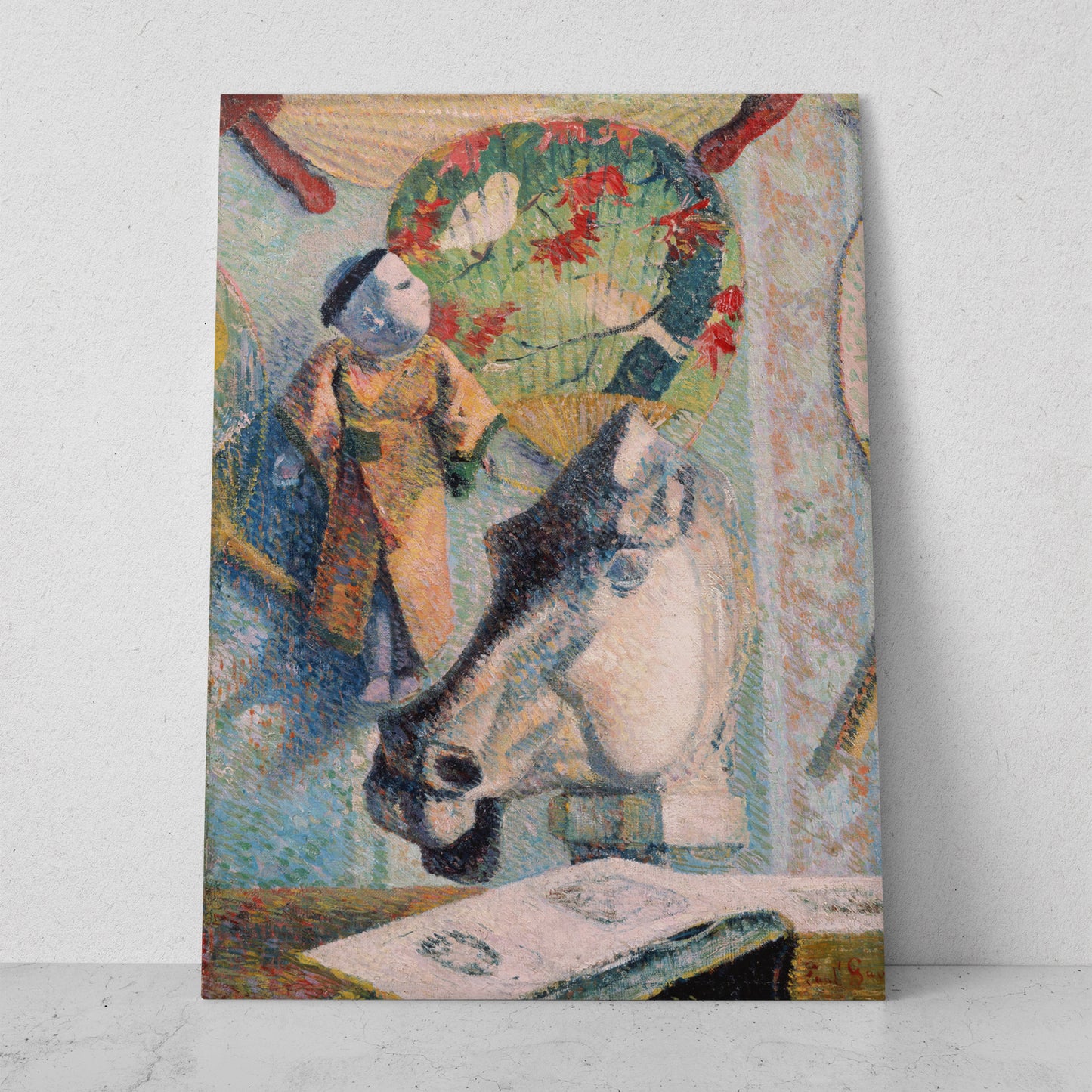 Naturaleza muerta con caballo- Paul Gauguin (Vertical)