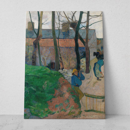 Casas en Le Pouldu - Paul Gauguin (Vertical)