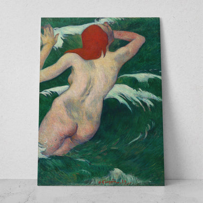 En las Olas - Paul Gauguin (Vertical)