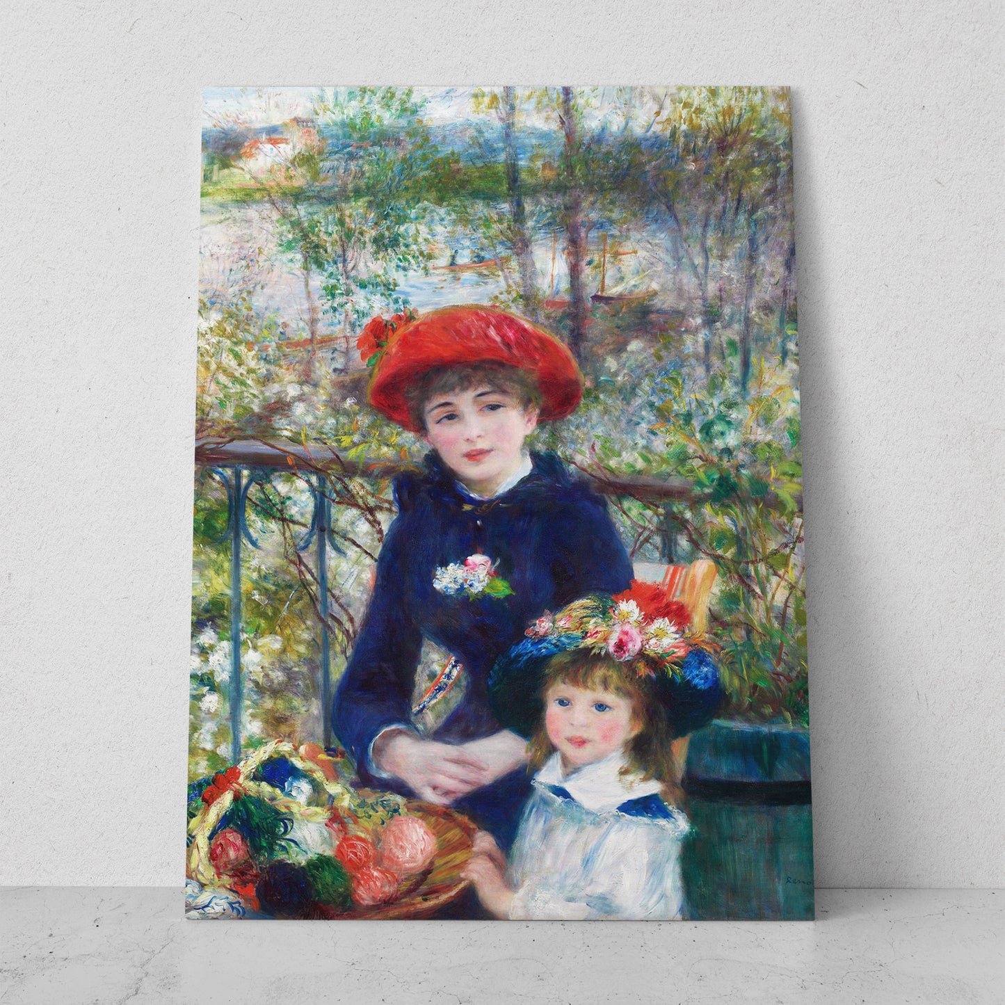 Dos hermanas - Pierre Auguste Renoir (Vertical)