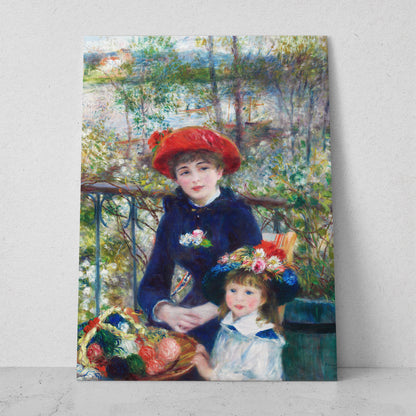 Dos hermanas - Pierre Auguste Renoir (Vertical)