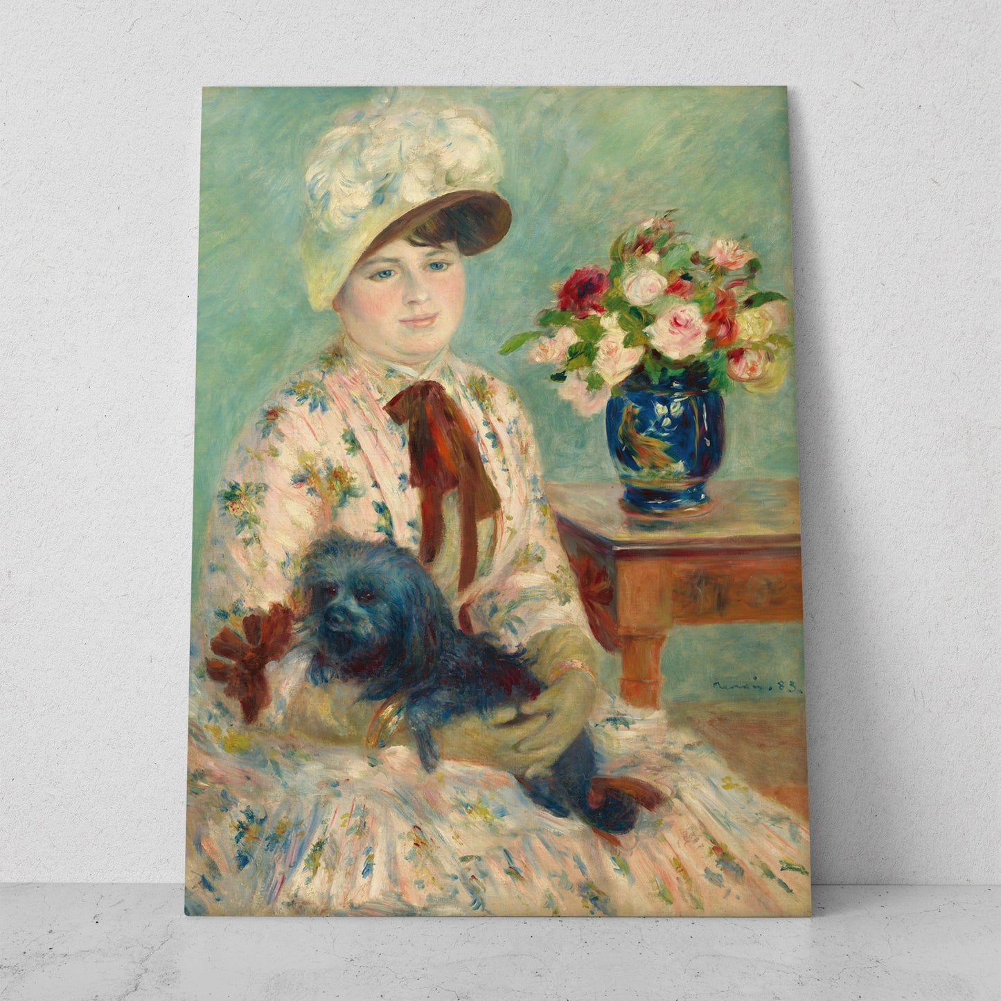 Mlle Charlotte Berthier - Pierre Auguste Renoir (Vertical)