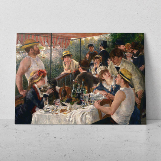 Almuerzo de los remeros - Pierre Auguste Renoir (Horizontal)