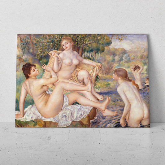Las grandes bañistas - Pierre Auguste Renoir (Horizontal)