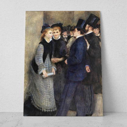 La salida del conservatorio - Pierre Auguste Renoir (Vertical)