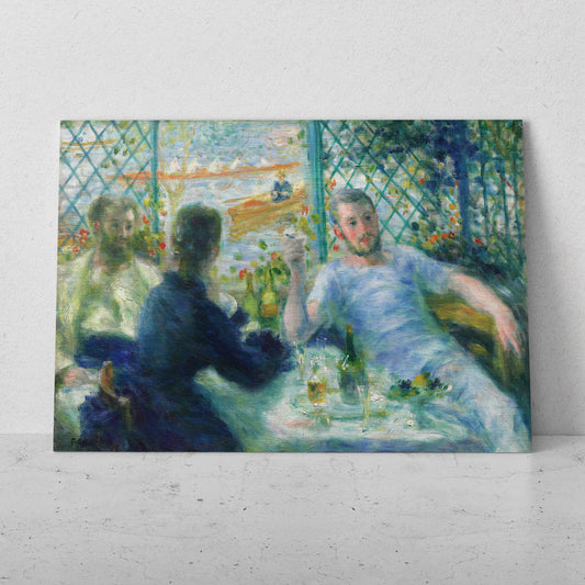 Almuerzo en el restaurante Fournaise - Pierre Auguste Renoir (Horizontal)