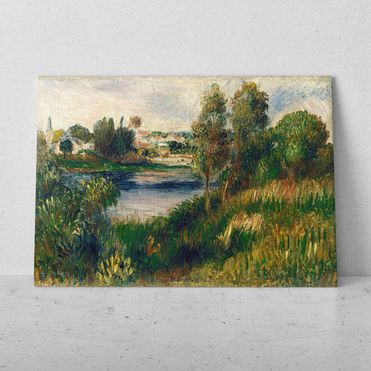Paisaje en Vétheuil - Pierre Auguste Renoir (Horizontal)