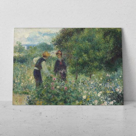 Recogiendo Flores - Pierre Auguste Renoir (Horizontal)