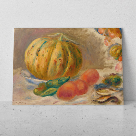 Melón y tomates - Pierre Auguste Renoir (Horizontal)