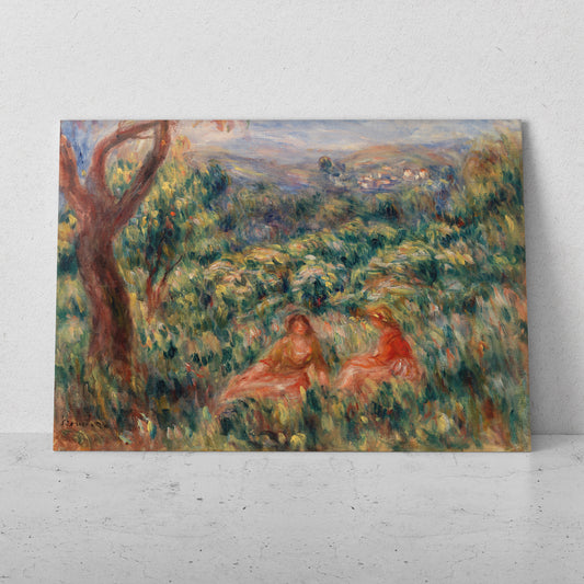 Paisaje impresionista - Pierre Auguste Renoir (Horizontal)
