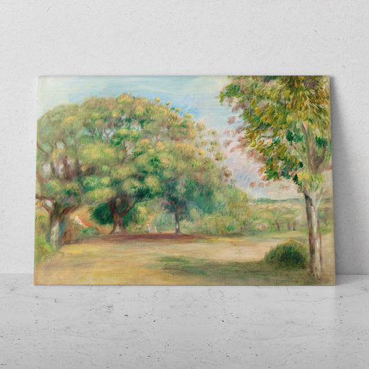 Paisaje Árbol - Pierre Auguste Renoir (Horizontal)