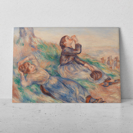 Recolectoras de Uvas - Pierre Auguste Renoir (Horizontal)