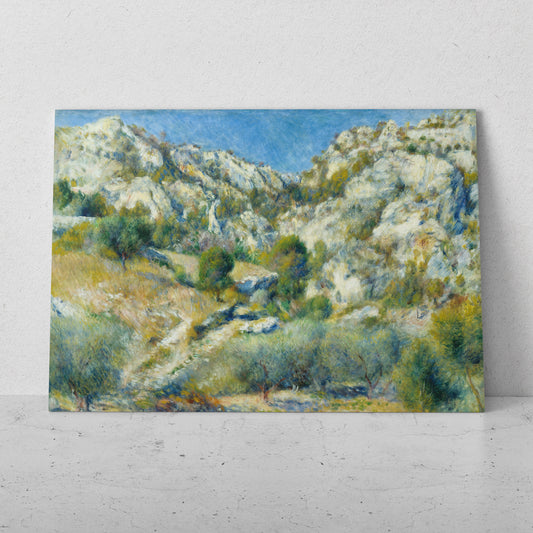 Peñascos Rocosos - Pierre Auguste Renoir (Horizontal)