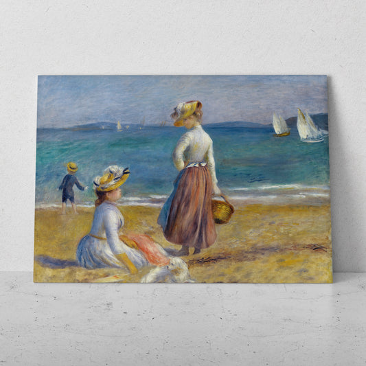 Figuras en la playa - Pierre Auguste Renoir (Horizontal)