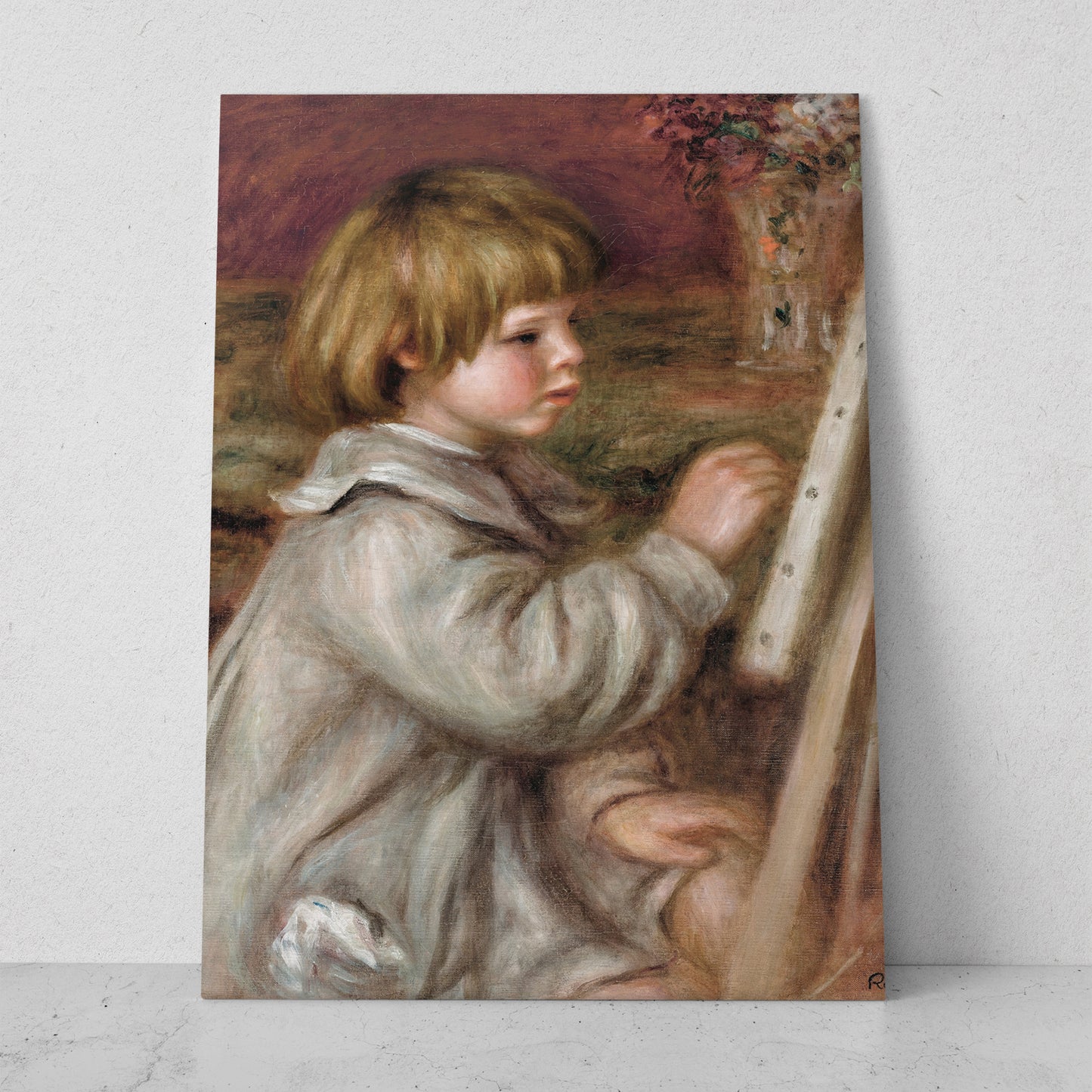 El pequeño pintor - Pierre Auguste Renoir (Vertical)