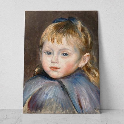 Retrato de una niña - Pierre Auguste Renoir (Vertical)