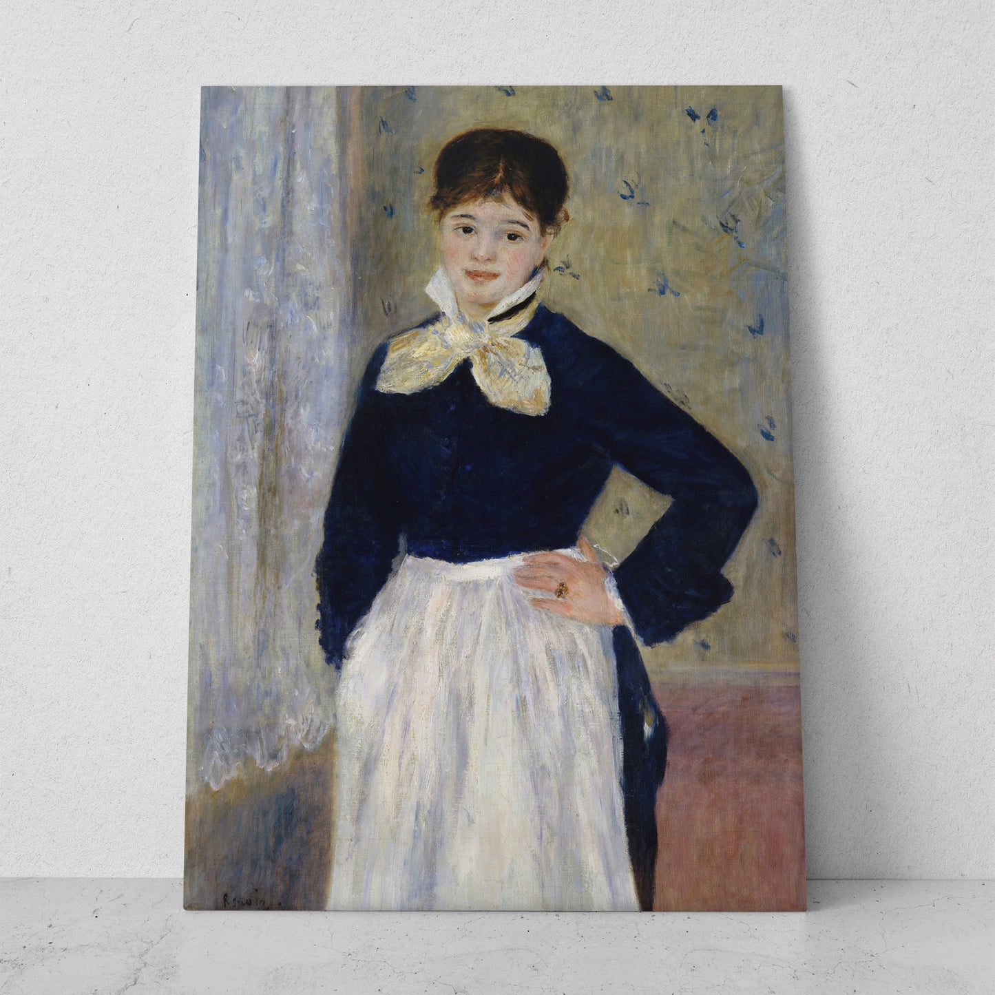 Una camarera en el restaurante Duval - Pierre Auguste Renoir (Vertical)