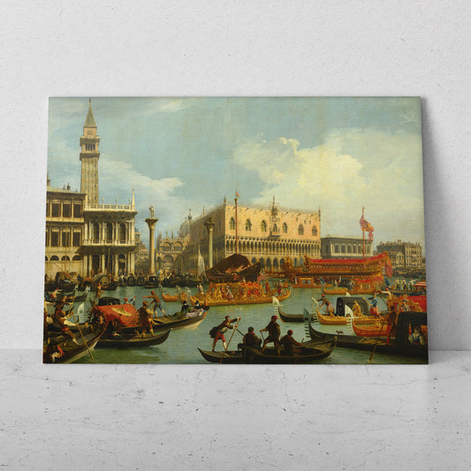 El retorno del Bucintoro Venecia - Canaletto (Horizontal)