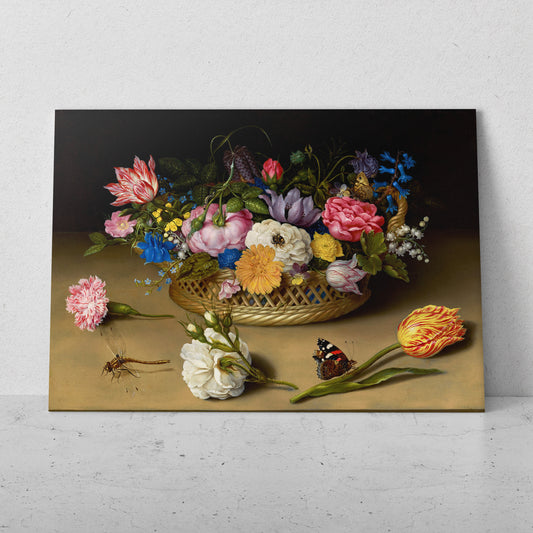 Bodegón flores - Ambrosius Bosschaert (Horizontal)