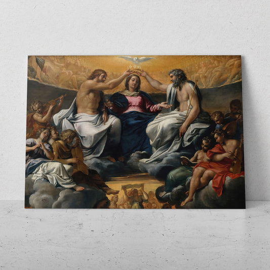 La Coronación de la Virgen - Annibale Carracci (Horizontal)
