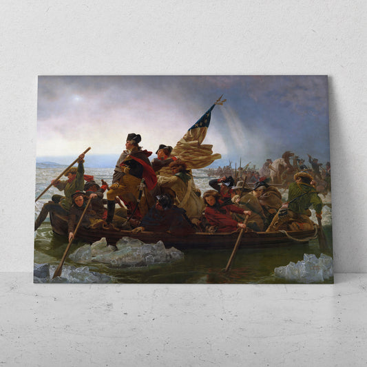 Washington cruzando el Delaware - Emanuel Leutze (Horizontal)