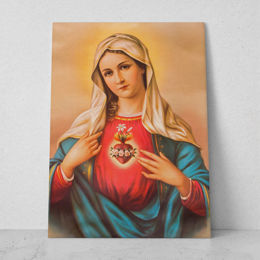 Virgen María - Sagrado Corazón (Vertical) #RC_01