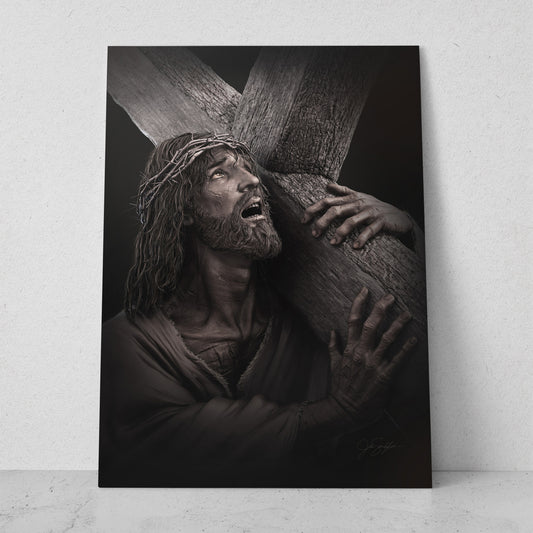Jesús con la cruz (Vertical) #RC_40