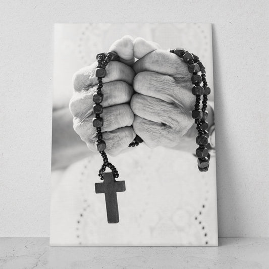 Rezando el rosario (Vertical) #RC_62