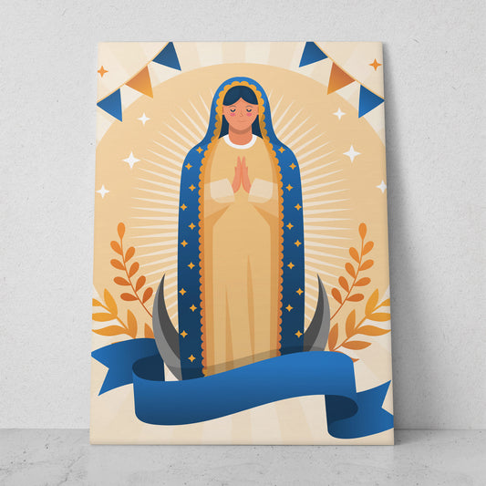 Ilustración de la Virgen de Guadalupe (Vertical) #RC_63