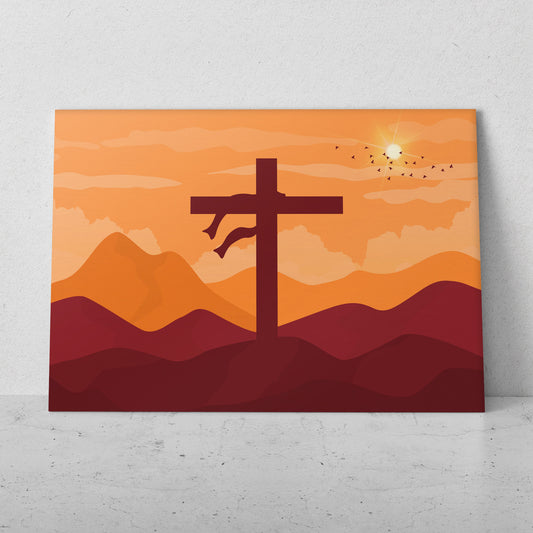 La Cruz en el calvario (Horizontal) #RC_74