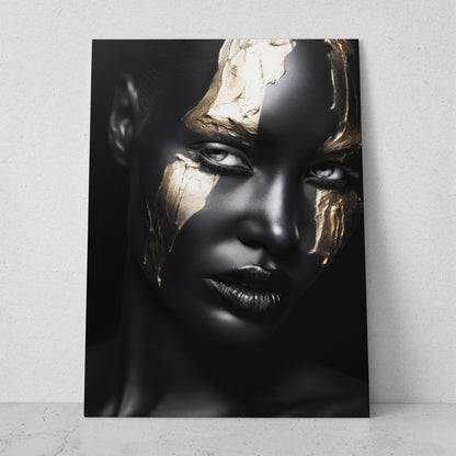 Mujeres Black & Gold AI (Vertical) #T01-P05
